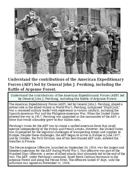 original-12529878-1.jpg Historical black and white photo of American Expeditionary Forces soldiers during World War I, standing in a line with gear and rifles.