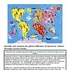original-12587098-1.jpg Colorful world map illustrating American culture with diverse activities and symbols across continents.