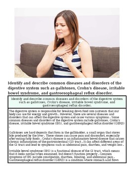 Young woman experiencing stomach discomfort, holding her abdomen, sitting on a sofa, illustrating digestive health issues.