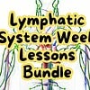 original-12655420-1.jpg Lymphatic system week lessons bundle for homeschool education, featuring colorful diagram of lymph nodes and vessels.