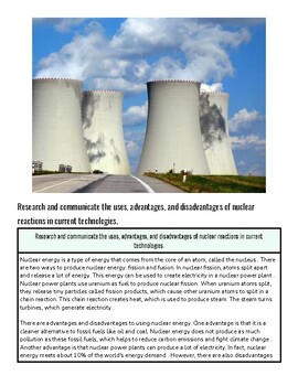 Nuclear power plant cooling towers releasing steam into the sky, symbolizing energy production.