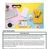 original-13825391-1.jpg Colorful workspace with notebooks, pens, glasses, and a keyboard on a pastel background, ideal for homeschooling or study planning.