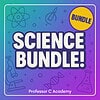 original-14297478-1.jpg Science bundle for homeschooling with Professor C Academy, featuring science icons like atoms, test tubes, and DNA strands on a colorful background.