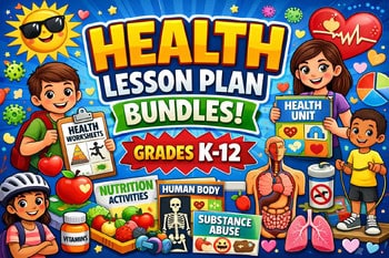 original-15309293-1.jpg Colorful health education poster for grades K-12 featuring characters, health topics, and activities from Homeschool Resource Co.