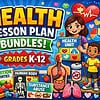 original-15323079-1.jpg Colorful health education poster for K-12 students featuring characters, health topics, and activities from Homeschool Resource Co.