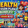 original-15328652-1.jpg Colorful health education poster for grades K-12 featuring characters, health topics, and activities from Homeschool Resource Co.
