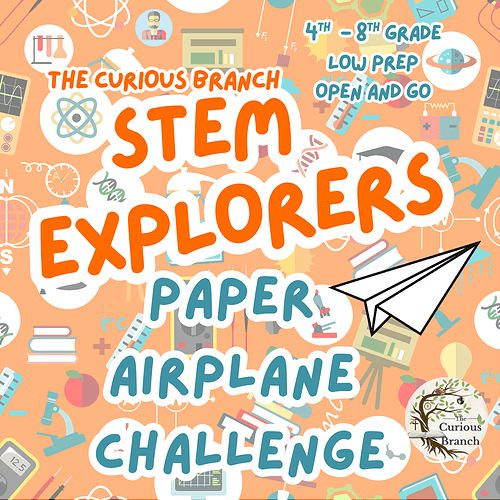 1 STEM CHALLENGE Paper Airplane Challenge | 3rd-8th Grade | Low Prep