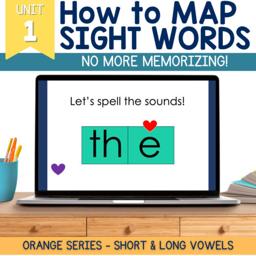 1 Science of Reading Sight Words - Unit 1 (Includes Heart Words)