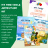 1 Christian Bible Activity Bundle for Preschoolers | Printable Coloring, Tracing, Flash Cards & Crafts