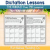 1 Dictation Spelling Lessons -THE BIG BUNDLE! OVER 190 LESSONS, 30+ Phonics Skills