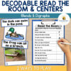 Decodable Read the Room & Centers Blends Digraphs Floss Words Science of Reading