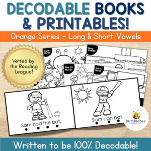 Decodable Adventures Series 100% Decodable Books & Activities CVC Words Phonics