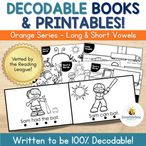 Decodable Adventures Series 100% Decodable Books & Activities CVC Words Phonics