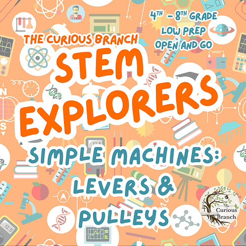 10 STEM CHALLENGE Simple Machines Pulleys and Levers Challenge | 3rd-8th Grade | Low Prep