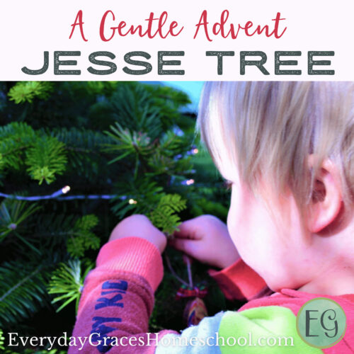 10 Child decorating a Christmas tree with ornaments, celebrating Advent season.