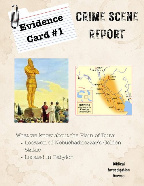 10 Bible Mystery Files Case 002: The Fiery Furnace | Bible Investigation Activity | 4th-8th Grade