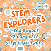 13 STEM CHALLENGE MEGA BUNDLE | 12 COMPLETE CHALLENGES | 3rd-8th Grade | Low Prep