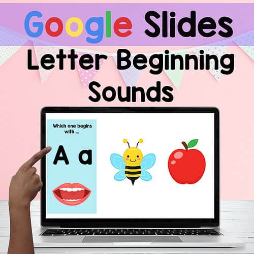 Phonics Practice Beginning Sounds Google Slides