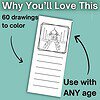Coloring page featuring a detailed drawing of the Taj Mahal, perfect for children and adults to color and enjoy.