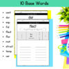 2 Latin Roots Morphology Matrix & Word Sums with Reading Passages 5th 6th Grade
