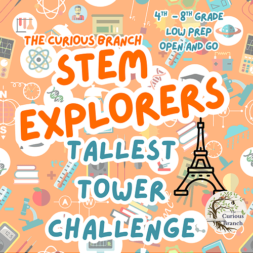 2 STEM CHALLENGE Tallest Tower Challenge | 3rd-8th Grade | Low Prep