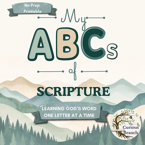 20 My ABCs of Scripture! Alphabet Coloring Book | No Prep Printable