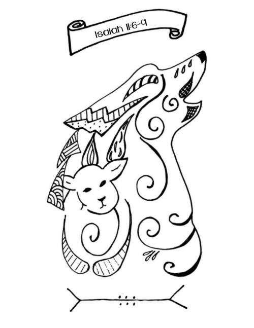 23 Illustrate Your Faith Through Advent | Jesse Tree Edition | A Coloring Book for All Ages | No Prep