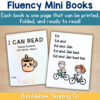 Fluency MINI BOOKS Foldable – CVC Words Phonics Decodables