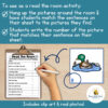 Decodable Read the Room & Centers Blends Digraphs Floss Words Science of Reading
