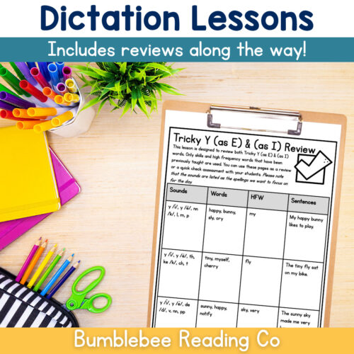 3 Dictation Spelling Lessons -THE BIG BUNDLE! OVER 190 LESSONS, 30+ Phonics Skills