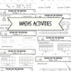3 Maths activities banner from Homeschool Resource Co. featuring room on the broom theme and various counting and number worksheets for math practice.