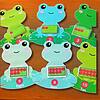 Frog Numbers 1-10 Activity Preview Colorful frog-themed educational flashcards for counting and numbers from 1 to 10, designed for homeschooling activities.