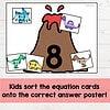34 Dinosaur Volcano Addition Within 20 Math Game Center