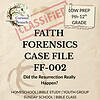 4 Faith Forensics Case FF-002: Did The Resurrection Happen | High School Bible Investigation | PDF Download
