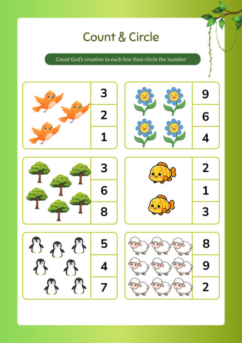 4 Christian Bible Activity Book for Preschoolers | Printable Bible Activities for Kids