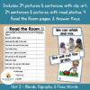 Decodable Read the Room & Centers Blends Digraphs Floss Words Science of Reading