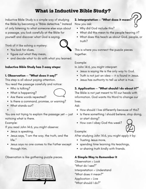 5 Project 315 Bible Study for PreTeens- No Prep- Who Created the World