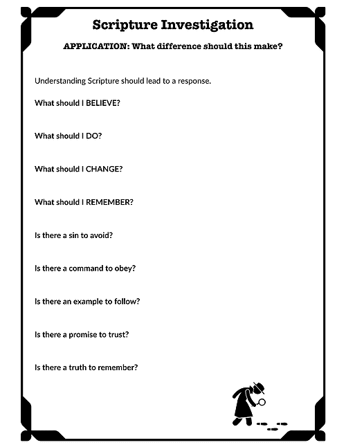 6 Scripture Investigation | A Framework for Studying any Bible Passage