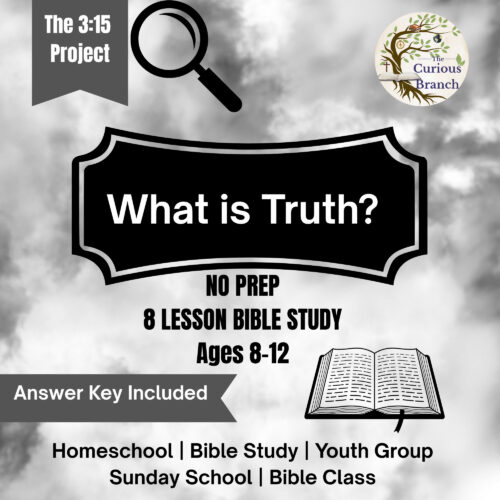 6 Project 315 Bible Study for PreTeens- No Prep- What is Truth?