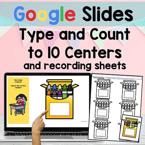 Counting Objects 0–10 Google Slides & Printable Centers