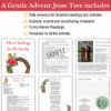 8 Jesse Tree Advent activity for homeschool with scripture readings, ornaments, and printable resources.