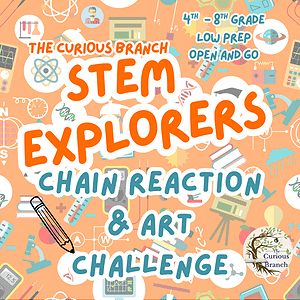 STEM CHALLENGE Chain Reaction Art Challenge | 3rd-8th Grade | Low Prep