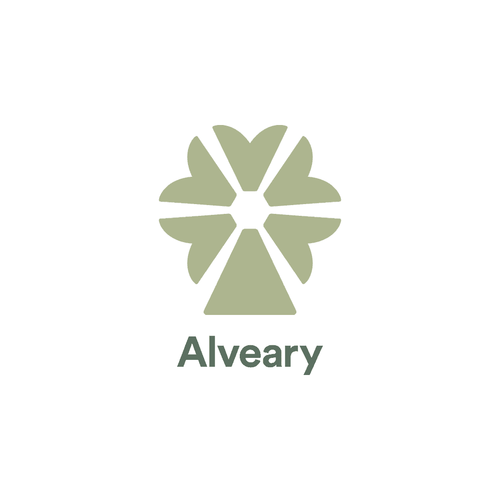 Alveary-Logo-Stack-Olive-3