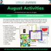 August Activities_Details August Activities Calendar Pack