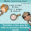 CVC Detective Decoder 1 Etsy Cover Images aff 2_3 Phonics CVC Words Practice | Laundry Mystery