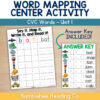 CVC SampleWordMappingCover Word Mapping NO PREP Centers (Short Vowel CVC Words) Orthographic Mapping