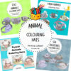 Coloring hats bundle TPT (1) Coloring hats