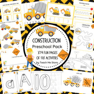 Construction Mega Preschool Pack