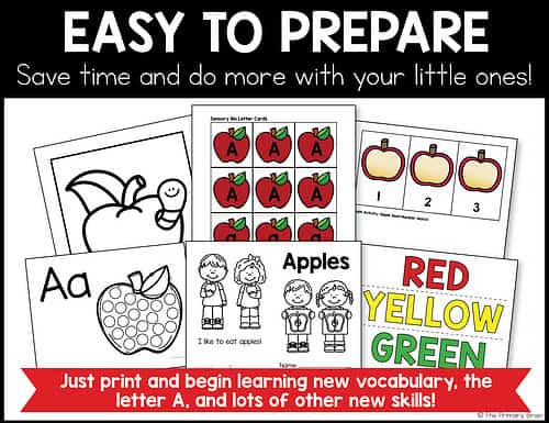 FINAL PREVIEW_APPLE2 Apple Toddler Activities & Curriculum for Fall | Preschool Lesson Plans Theme
