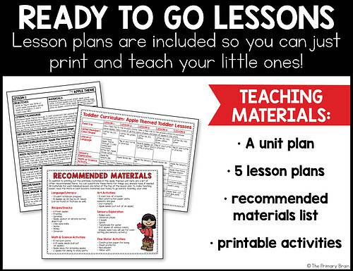 FINAL PREVIEW_APPLE8 Apple Toddler Activities & Curriculum for Fall | Preschool Lesson Plans Theme